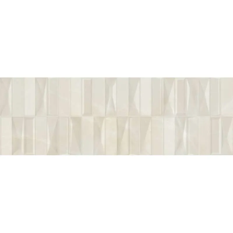 Ancona Ivory Geometric 20x60cm 
