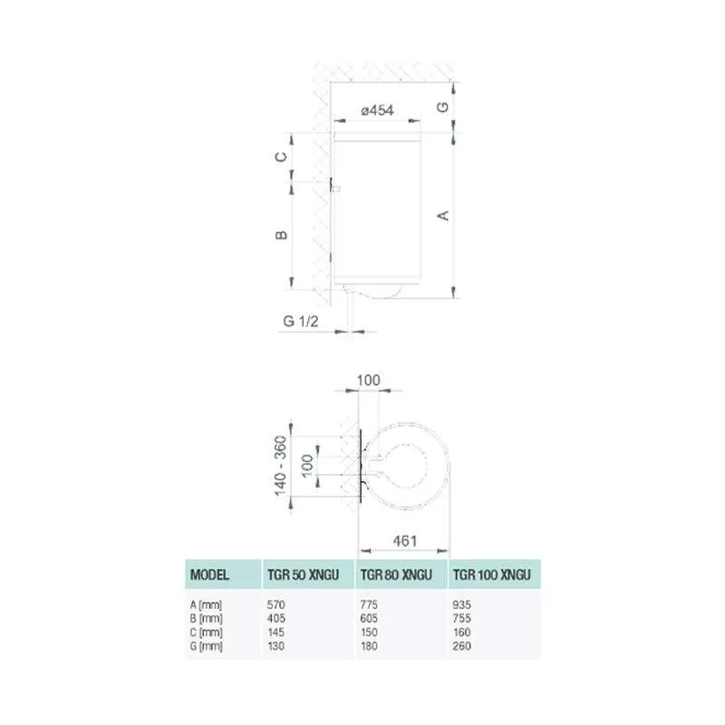 Gorenje bojler Standard Inox 80l TGR XNGU 