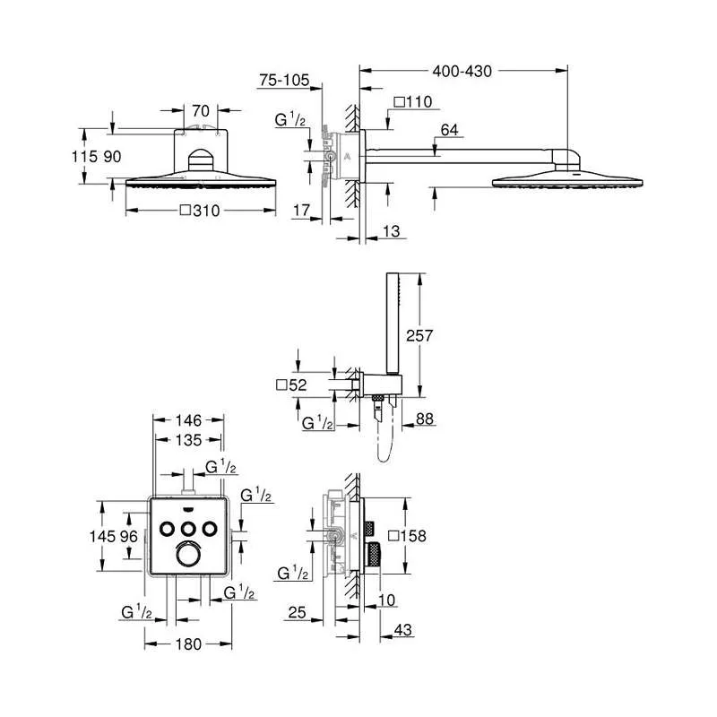 SmartControl ugradni set 