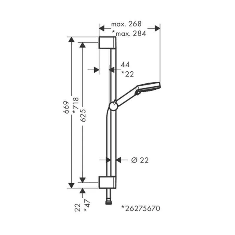 Vernis Blend Vario klizna šipka set 