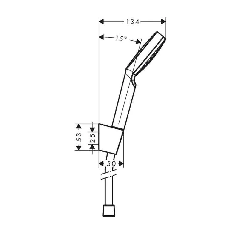 Crometta 100 mono tuš ručica set 