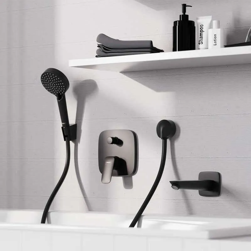 Logis Matt Black maska za ugradnu bateriju 