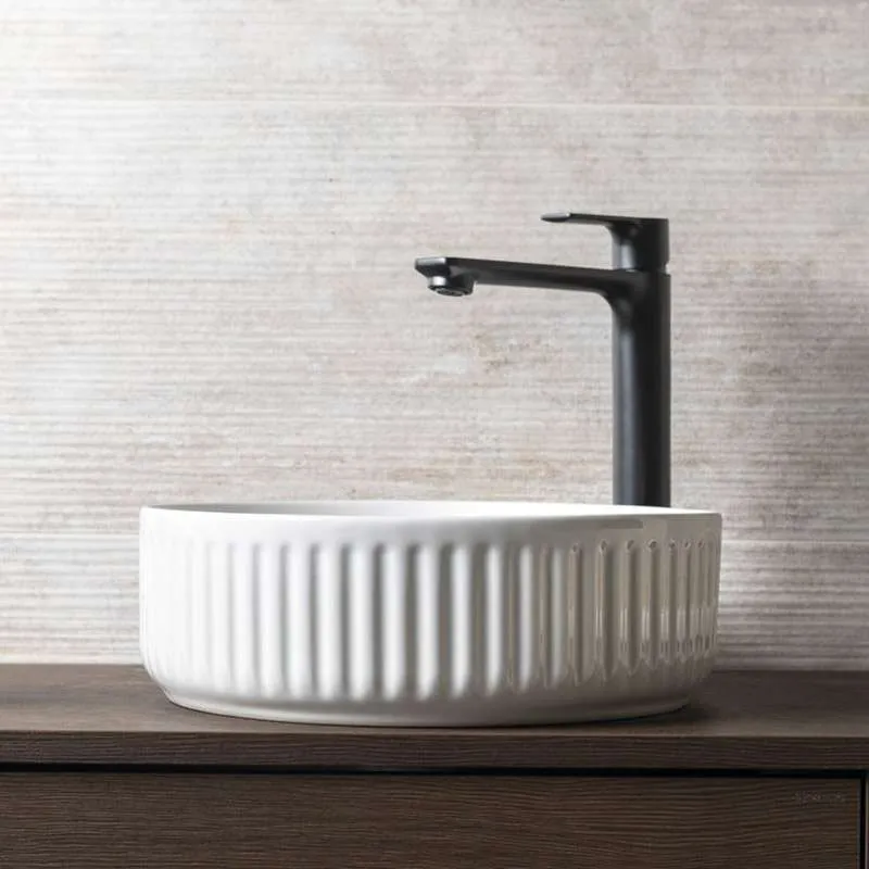 Ion lavabo 36cm matt white 