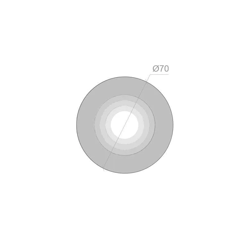 3D LED ogledalo Koral R70 