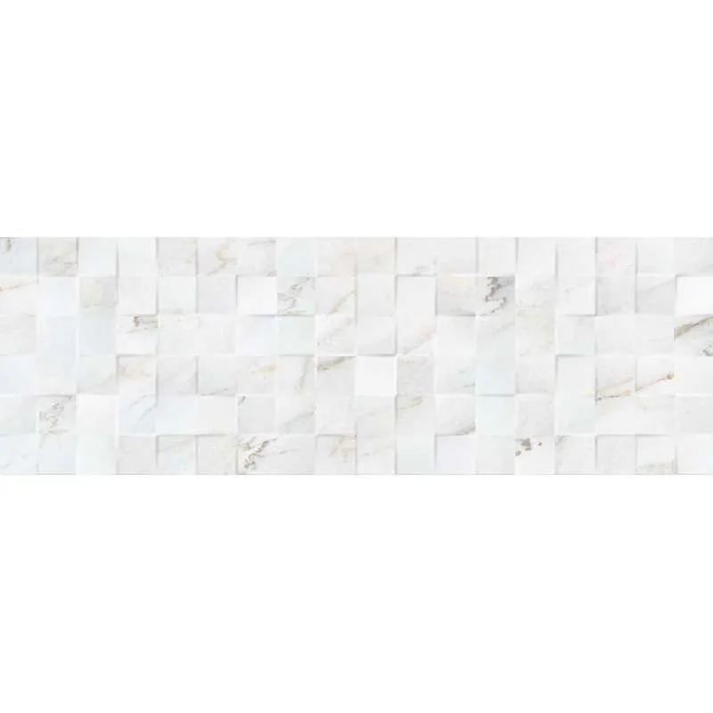 Marmo Mosaic 3D Bianco 25x75cm 