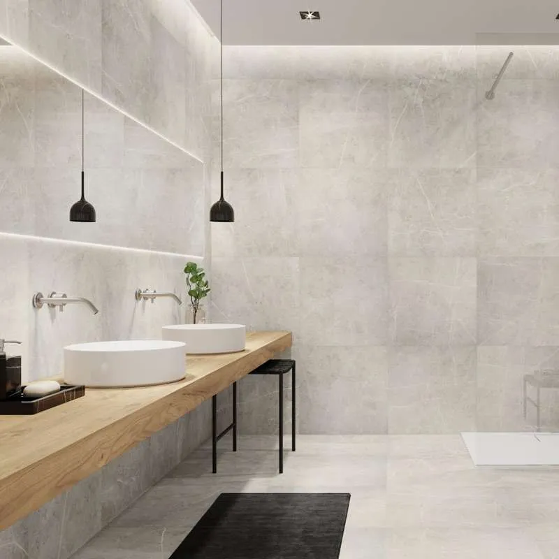Katania White Rett Matt 59.7x59.7cm 