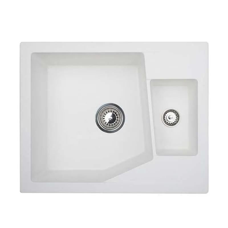 Granitna sudopera XLinea M 1.5D bela 