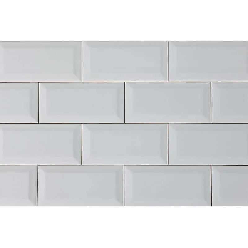 Biselado Blanco 10x20cm 