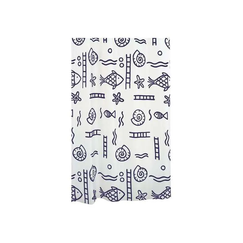 Neptun Blue tekstilna zavesa za kupatilo 