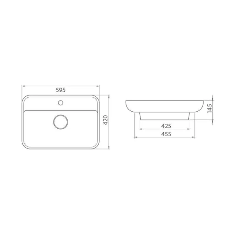 Lal lavabo 60cm 72700U 