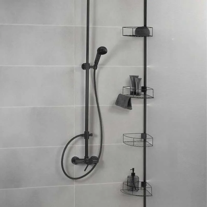 Dolcedo Black teleskopska ugaona polica 