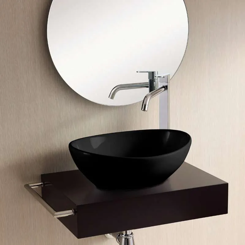 Lima nadgradni lavabo mat crni 
