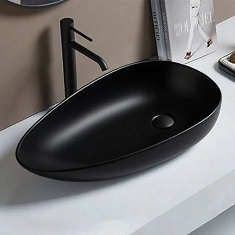 Osaka Black nadgradni lavabo 