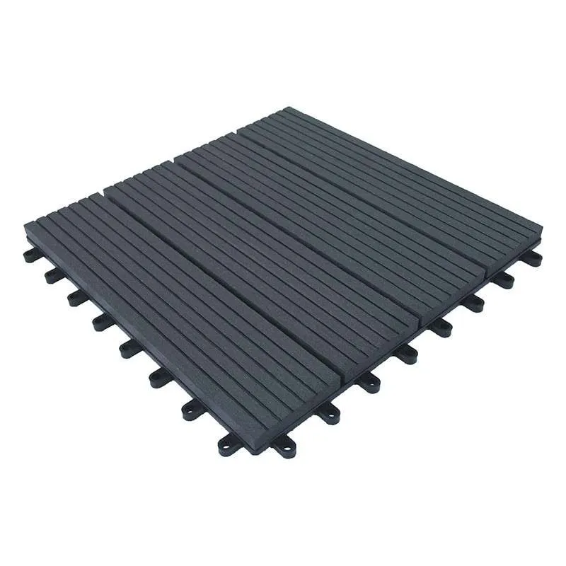 WPC pločica Crna 30x30 