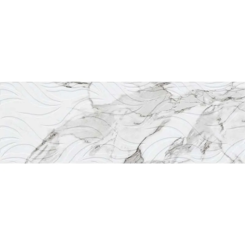 Marble Statuario Waves Onda 25x75cm 